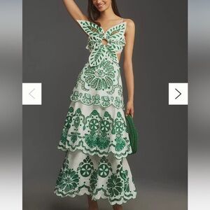 ISO: Farm Rio Richelieu Green Dress in size 4 or small